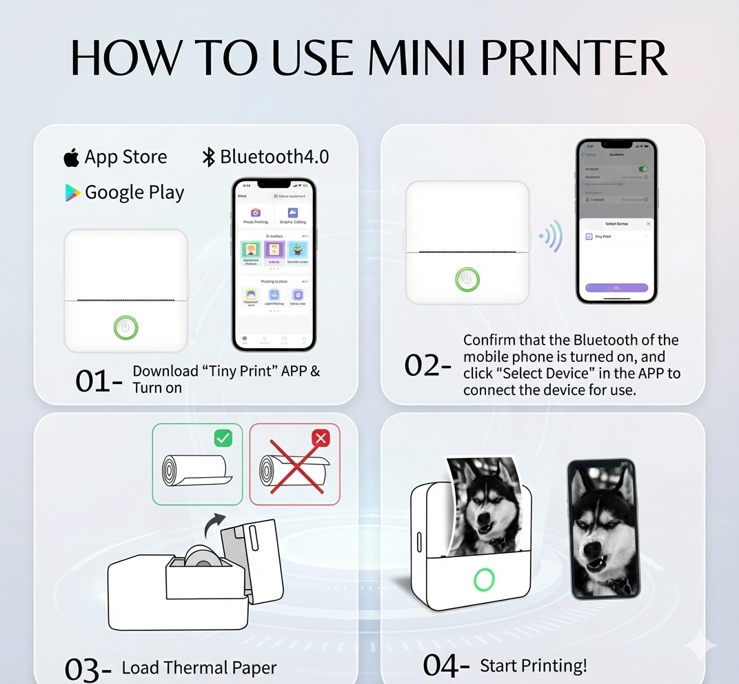 Salouje Sticker Printer